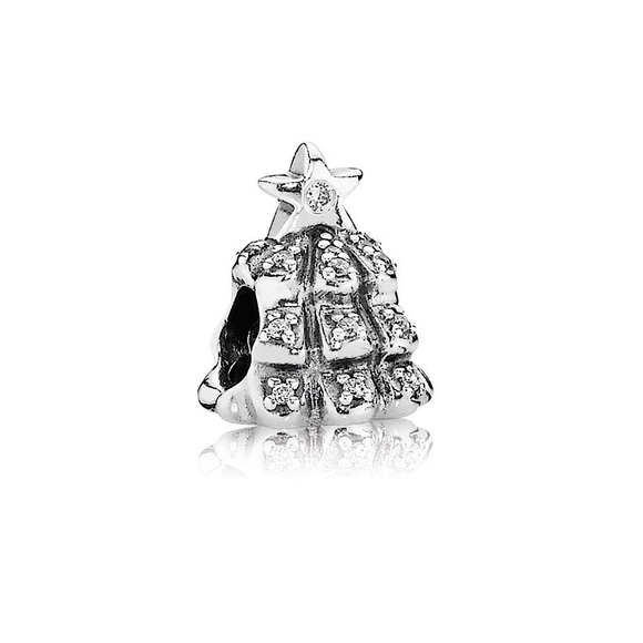 Pandora Sterling Silver Pavé Christmas Tree Charm - Picture 2 of 3